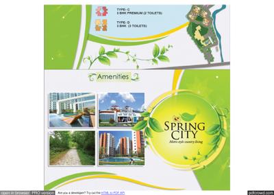 Image of 1065 Sq.ft 3 BHK Apartment / Flat for sale in Trishna TSL Spring City Phase 1, Khordha, Khordha District for Rs. 4600000