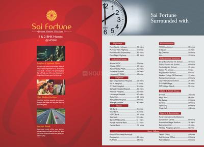 Image of 1145 Sq.ft 2 BHK Apartment / Flat for sale in Royal Sai Fortune, Moshi, Pune for Rs. 5068740