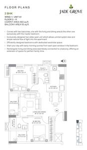 Image of 1050 Sq.ft 3 BHK Apartment / Flat for sale in PS Jade Grove Phase 1, Entally, Kolkata for Rs. 16200000
