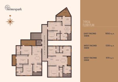 Image of 2340 Sq.ft 3 BHK Duplex for sale in Stonespark The Pebble, Yendada, Visakhapatnam for Rs. 17000000