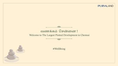 Image of 3300 Sq.ft Residential Plot / Land for sale in Provident Purva Soukhyam Phase C, Guduvancheri, Chennai for Rs. 11880000