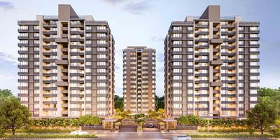 Image of 1300 Sq.ft 3 BHK Apartment / Flat for sale in Shivalik Green View, Shantigram, Ahmedabad for Rs. 24100000