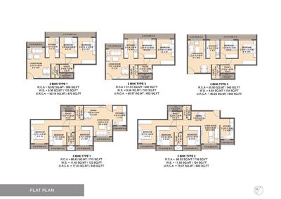 Image of 1350 Sq.ft 3 BHK Apartment / Flat for sale in S M Jewel, Taloja, Navi Mumbai for Rs. 6308000