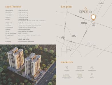 Image of 1700 Sq.ft 3 BHK Apartment / Flat for sale in Saral Aarambh, Bhadaj, Ahmedabad for Rs. 7800000