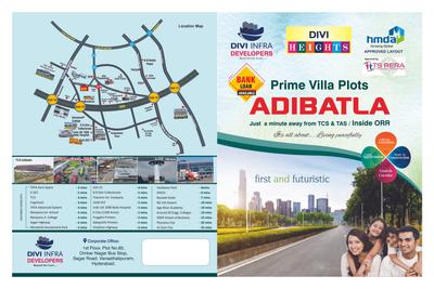 Image of 167 Sq.ft Residential Plot / Land for sale in Divi Heights, Adibatla, Hyderabad for Rs. 4850000