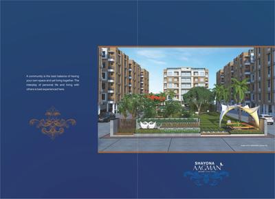 Image of 1980 Sq.ft 3 BHK Apartment / Flat for sale in Shree Hari Shayona Aagman Phase II Block A And B, Gota, Ahmedabad for Rs. 8800000