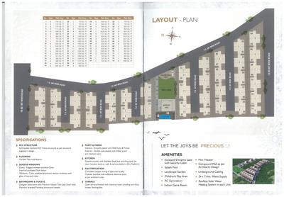 Image of 1171 Sq.ft 3 BHK Duplex for sale in Southwest Corporation The Grandeur, Kalali, Vadodara for Rs. 8500000