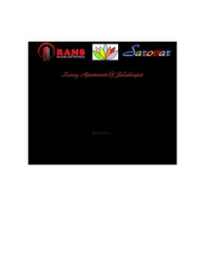 Rams Sarovar Brochure 1