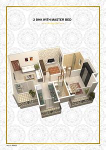 Image of 715 Sq.ft 1 BHK Apartment / Flat for sale in Sarvoday Onyx, Kalyan West, Kalyan for Rs. 5300000