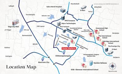 Image of 1200 Sq.ft Residential Plot / Land for sale in Pionier Mayfairre, Chikkanagamangala, Bengaluru for Rs. 11500000