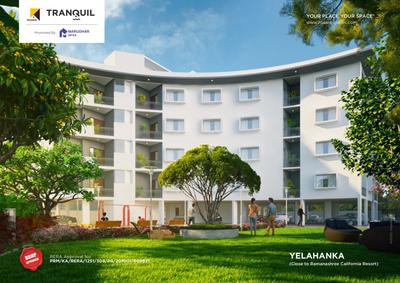 Image of 1380 Sq.ft 3 BHK Apartment / Flat for sale in Maarq Tranquil, Yelahanka New Town, Bengaluru for Rs. 10000000