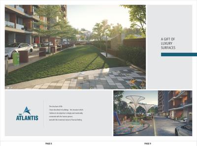 Image of 871 Sq.ft 3 BHK Apartment / Flat for sale in Satyagrah The Atlantis, Zundal, Ahmedabad for Rs. 6900000