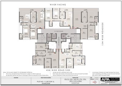 Image of 1355 Sq.ft 2 BHK Apartment / Flat for sale in Pioneer The Coastal Bay, Kharghar, Navi Mumbai for Rs. 18400000