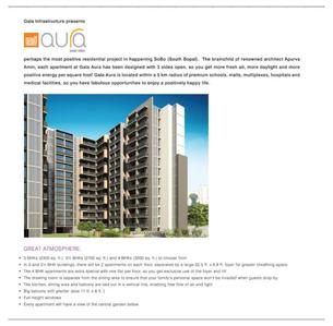 Image of 2350 Sq.ft 3 BHK Apartment / Flat for sale in Gala Aura, South Bopal, Ahmedabad for Rs. 14000000