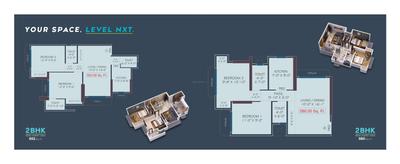 Image of 600 Sq.ft 2 BHK Apartment / Flat for sale in Jadeite Charkop 1 Kaveri CHSL, Kandivali West, Mumbai for Rs. 11000000