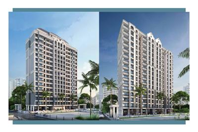 Image of 700 Sq.ft 1 BHK Apartment / Flat for sale in Mangeshi Universe, Ambivli, Thane for Rs. 3300000