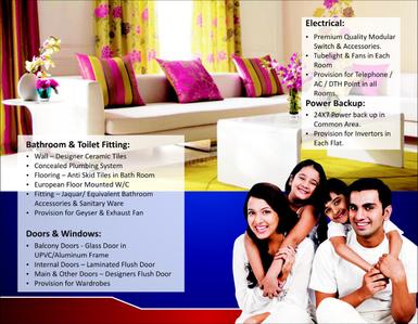 Image of 538 Sq.ft 1 BHK Apartment / Flat for sale in Platinum Heights, Lalarpura, Jaipur for Rs. 2970000