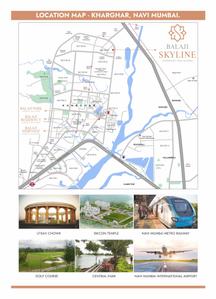 Image of 1110 Sq.ft 2 BHK Apartment / Flat for sale in Varsha Balaji Skyline, Kharghar, Navi Mumbai for Rs. 10000000