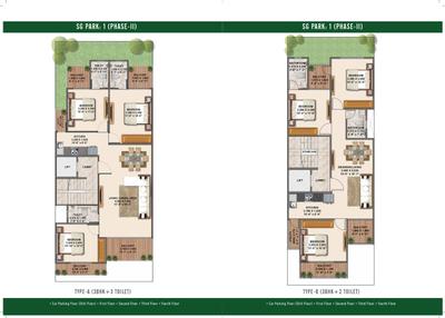 Image of 1081 Sq.ft 2.5 BHK Builder Floor for sale in Signature Global Park 4, Sector 36, Sohna for Rs. 9890000