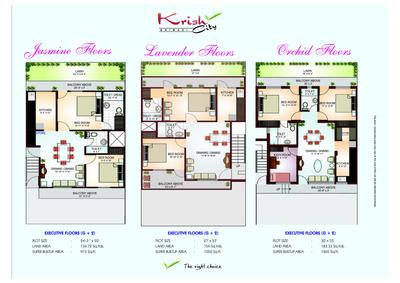 Image of 800 Sq.ft 2 BHK Apartment / Flat for sale in Krrish City, Tapukara, Bhiwadi for Rs. 2345000