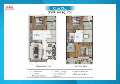 Image of 2225 Sq.ft 3 BHK Villa for sale in Real Shree Shyam Villas, Noida Extension, Greater Noida for Rs. 13800000