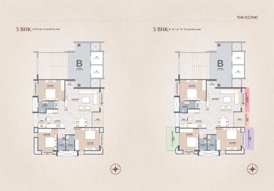 Image of 2950 Sq.ft 4 BHK Apartment / Flat for sale in Shivam The Iconic, Pal Gam, Surat for Rs. 14074350