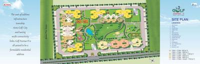 Image of 915 Sq.ft 2 BHK Apartment / Flat for sale in Aims Golf Avenue, Sector 75, Noida for Rs. 10500000