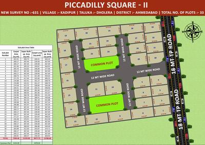 Image of 449 Sq.ft Residential Plot / Land for sale in Smart Piccadilly Square II, Kadipur, Dholera, Ahmedabad for Rs. 7184000