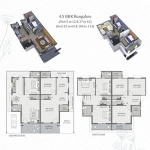 Image of 1200 Sq.ft 3 BHK Villa for sale in Rameshwar Bungalows And Arcade 5, Kuha, Ahmedabad for Rs. 6200000