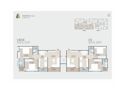 Image of 936 Sq.ft 3 BHK Apartment / Flat for sale in Shivam Highview, Waghodia Road, Vadodara for Rs. 4100000