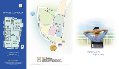 Image of 1650 Sq.ft 3 BHK Apartment / Flat for sale in BGA Lakeshore, Gariahat, Kolkata for Rs. 23000000
