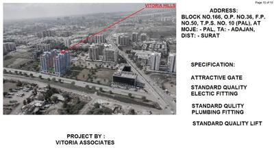 Image of 1847 Sq.ft 3 BHK Apartment / Flat for sale in Vitoria Hills, Adajan Gam, Surat for Rs. 9200000