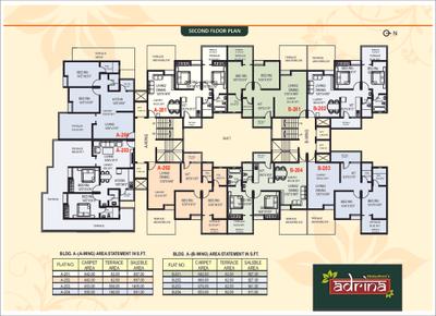 Image of 949 Sq.ft 2 BHK Apartment / Flat for sale in Vastushree Adrina, Mundhwa, Pune for Rs. 9500000