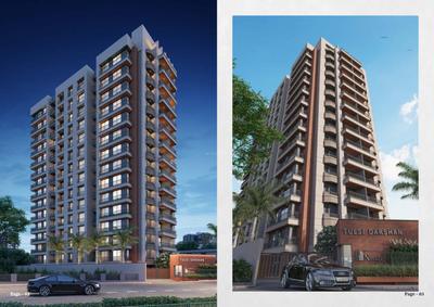 Image of 1751 Sq.ft 3 BHK Apartment / Flat for sale in Niyati Tulsi Darshan, Dahin Nagar, Surat for Rs. 6650000