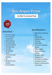 Image of 1128 Sq.ft 2 BHK Apartment / Flat for sale in Shivaya Shiv Angan Prime, Girdharipura, Jaipur for Rs. 5200000