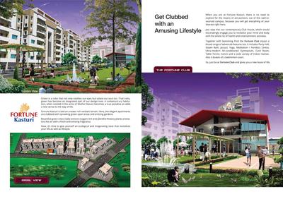 Image of 1830 Sq.ft 3 BHK Apartment / Flat for sale in Fortune Kasturi, Bagmugaliya, Bhopal for Rs. 6000000