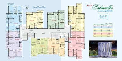 Image of 1360 Sq.ft 2 BHK Apartment / Flat for sale in Kirthi Palmville Phase II, Adi-udupi, Udupi for Rs. 8800000
