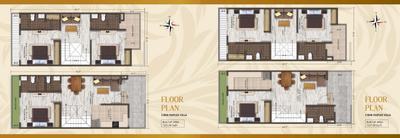 Image of 1521 Sq.ft 3 BHK Villa for sale in Parshvanath Shivala Villas, Theekariya, Jaipur for Rs. 8000000