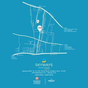 Image of 1050 Sq.ft 2 BHK Apartment / Flat for sale in Skyways Esfera C Wing, Lohegaon, Pune for Rs. 7500000