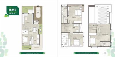 Image of 2300 Sq.ft 4 BHK Villa for sale in Vraj Green Leaf 16, Sevasi, Vadodara for Rs. 16300000