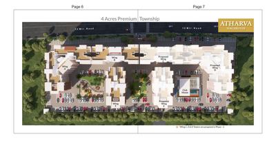 Image of 1204 Sq.ft 2 BHK Apartment / Flat for sale in Athrava Nagari VIII, Besa, Nagpur for Rs. 5800000