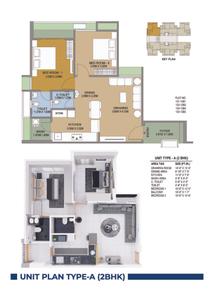 Image of 1313 Sq.ft 2 BHK Apartment / Flat for sale in Katha River View 77, Raysan, Gandhinagar for Rs. 5800000