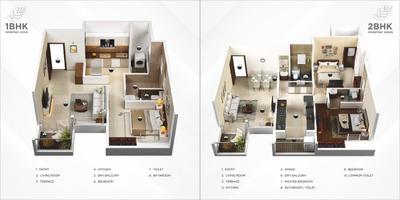 Image of 1050 Sq.ft 2 BHK Apartment / Flat for sale in Yashada Splendid Meadows, Pimple Saudagar, Pune for Rs. 7050000
