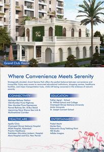 Image of 650 Sq.ft 1 BHK Apartment / Flat for sale in Anant Serene Park, Vardoli, Navi Mumbai for Rs. 6000000