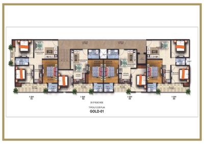 Image of 1450 Sq.ft 3 BHK Apartment / Flat for sale in SK The Grand Estate 2, Noida Extension, Greater Noida for Rs. 6799000