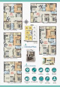 Image of 1435 Sq.ft 3 BHK Apartment / Flat for sale in Amaravathi Anagha, Electronic City Phase 2, Bengaluru for Rs. 9500000
