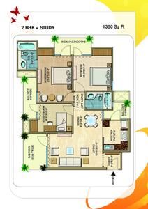 Image of 1550 Sq.ft 3 BHK Apartment / Flat for sale in Rani Akriti Shantiniketan, Sector 143B, Noida for Rs. 20000000