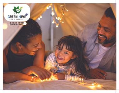 Image of 1100 Sq.ft 2 BHK Apartment / Flat for sale in Ram Green Hive Plus Wing A6, Fursungi, Pune for Rs. 6199000