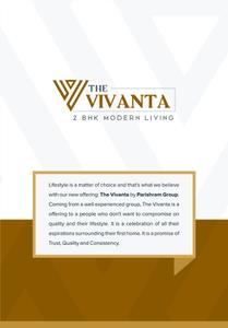 Image of 1485 Sq.ft 2 BHK Apartment / Flat for sale in Parishram The Vivanta, Sola, Ahmedabad for Rs. 10500000