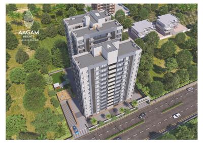 Image of 890 Sq.ft 3 BHK Apartment / Flat for sale in Aagam Heights Lotus, Bhimrad, Surat for Rs. 8100000